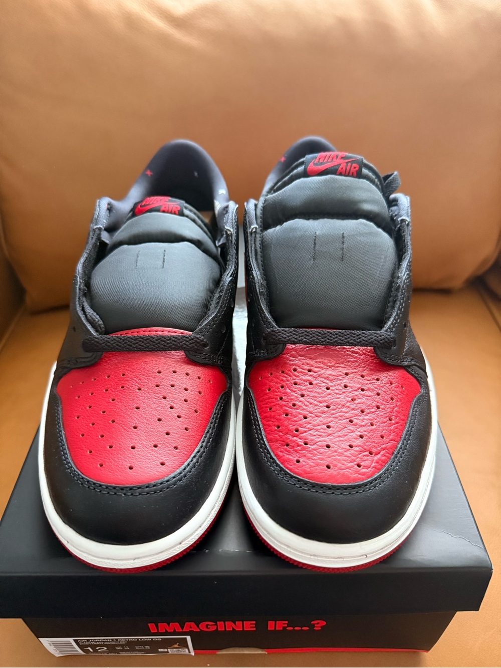 Air Jordan 1 Low Banned Sz 12 New